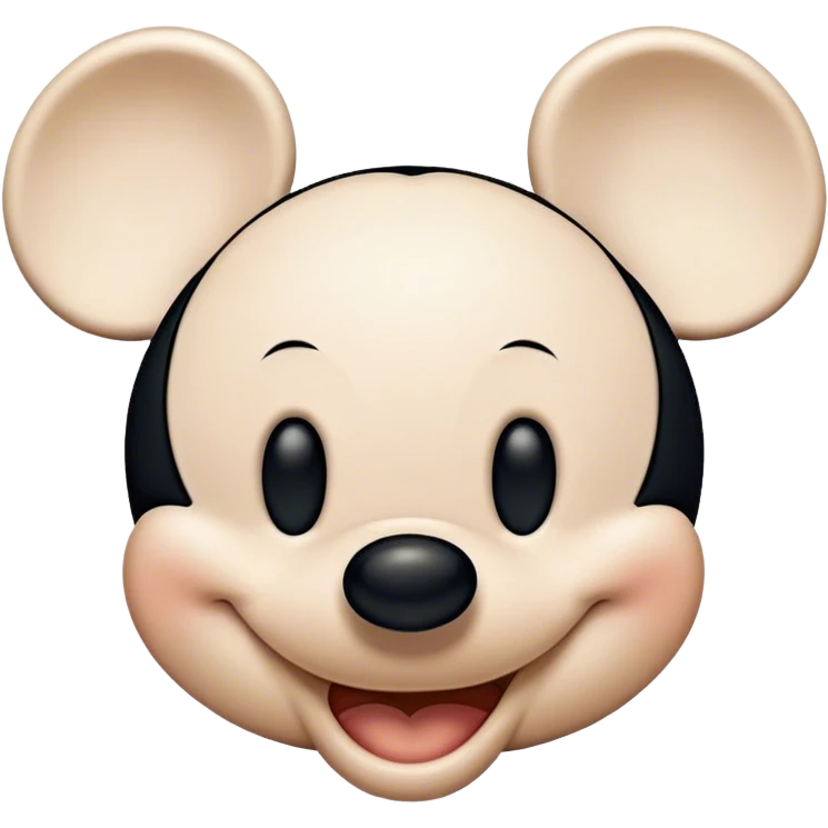Mickey Mouse squinting his eyes emoji