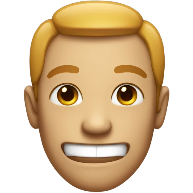 Smiling and looking evil emoji