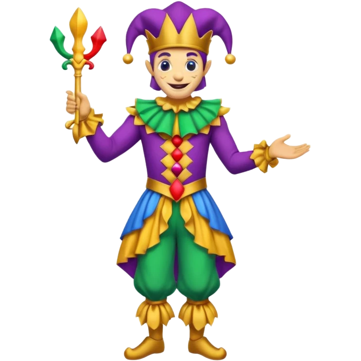 royal jester, full body emoji