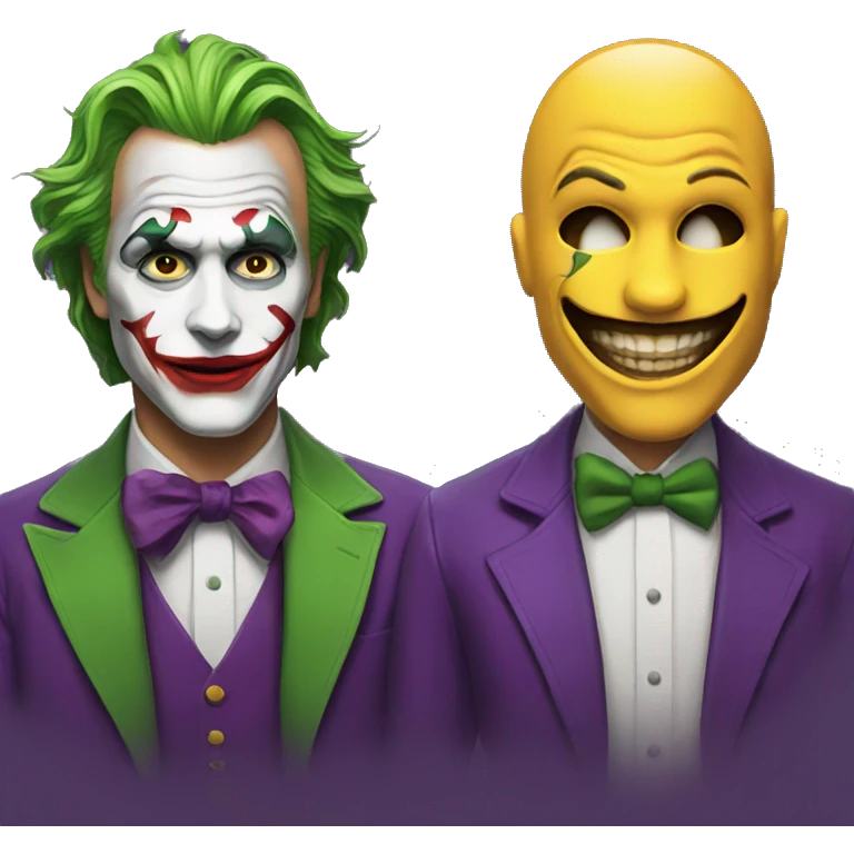 Music and joker emoji