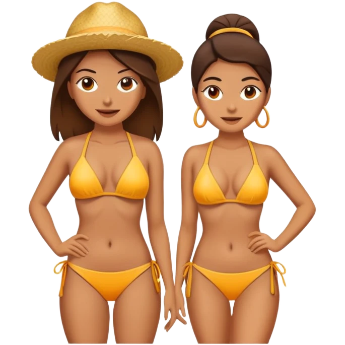 Hot bikini emoji