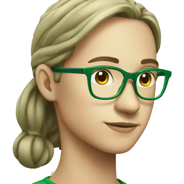 glasses green emoji