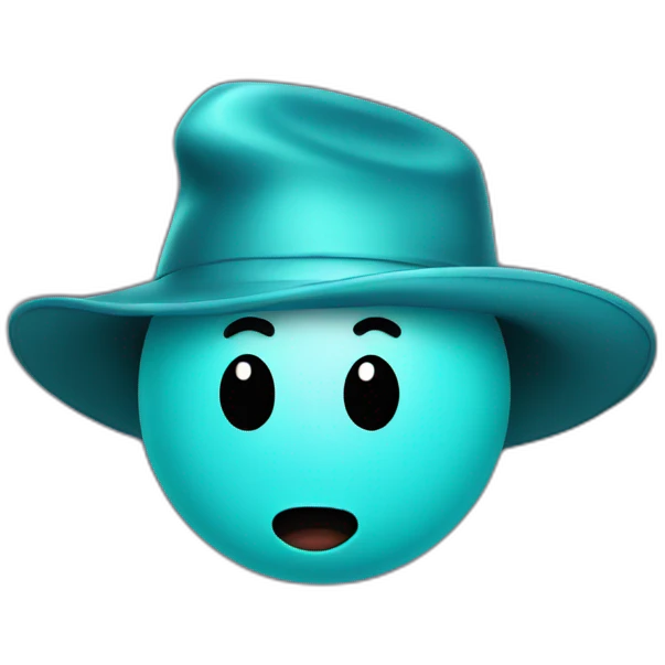 Uranus with detective hat emoji