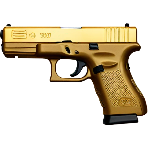 Gold glock emoji