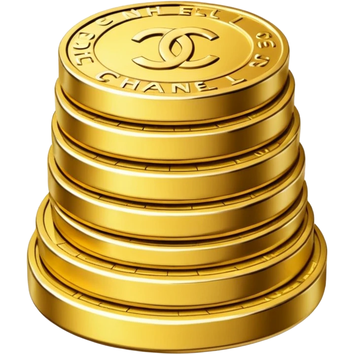 chanel coins stack emoji
