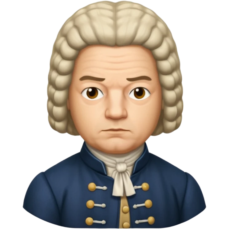 J S Bach more like a picture emoji