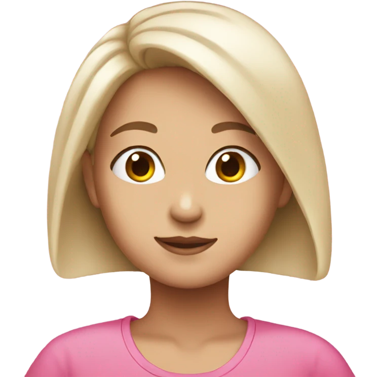 Pink emoji