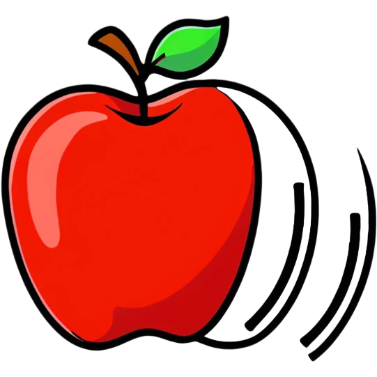 red apple emoji