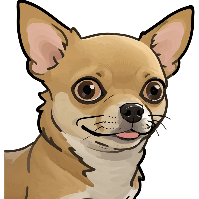Chihuahua gordito emoji