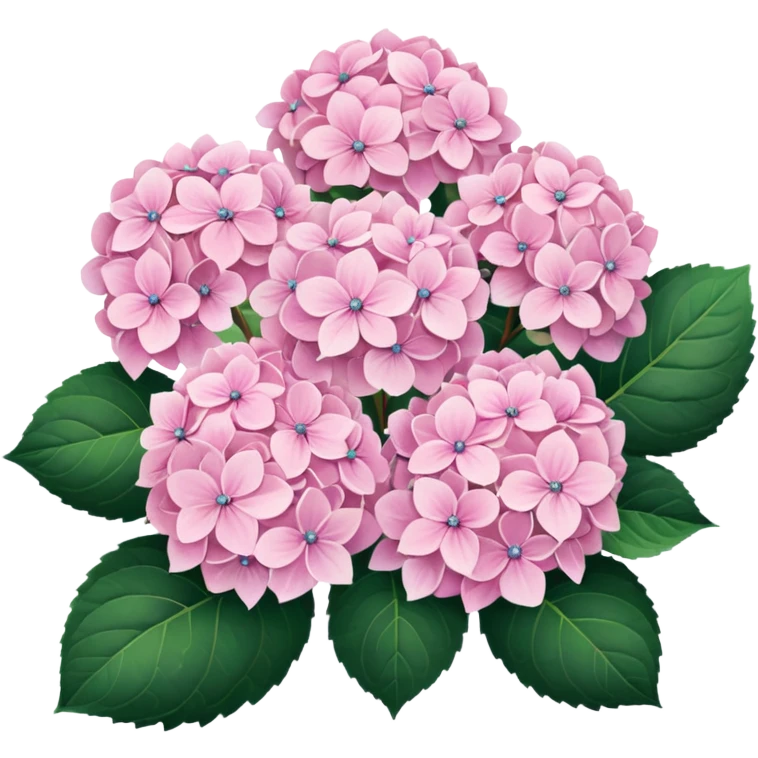 Pink Pastel Aesthetic Hydrangeas emoji
