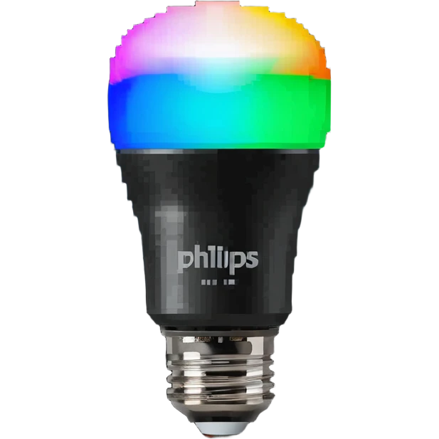 Philips Hue color-changing smart bulb with wireless connectivity emoji