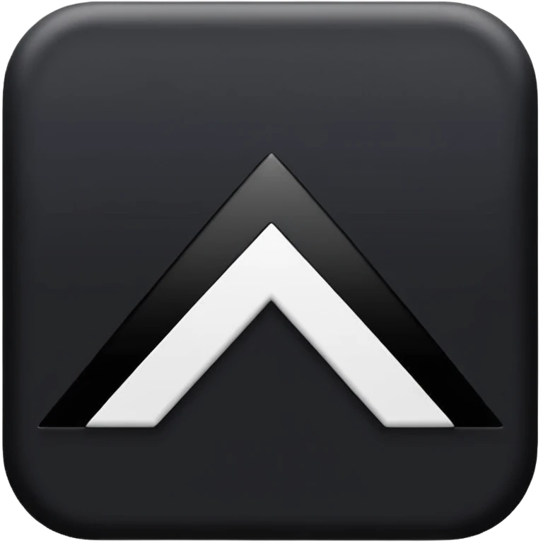 iOS emoji, minimal dark spark, small zigzag, flat emoji