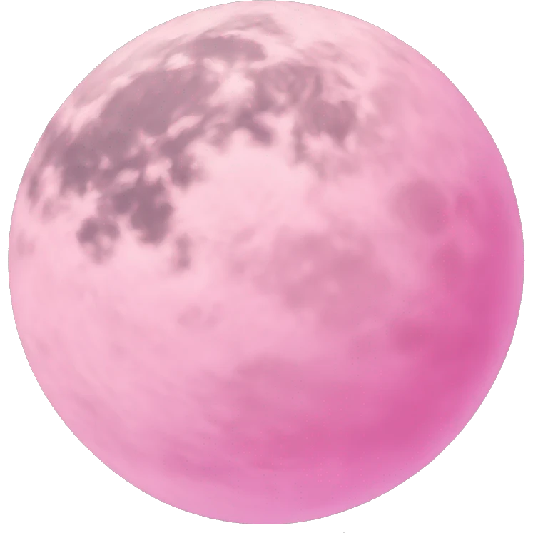 pink moon emoji