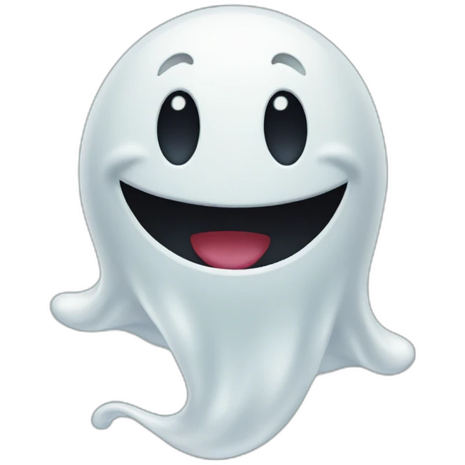laughing ghost emoji