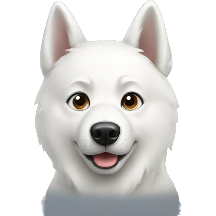 White husky emoji