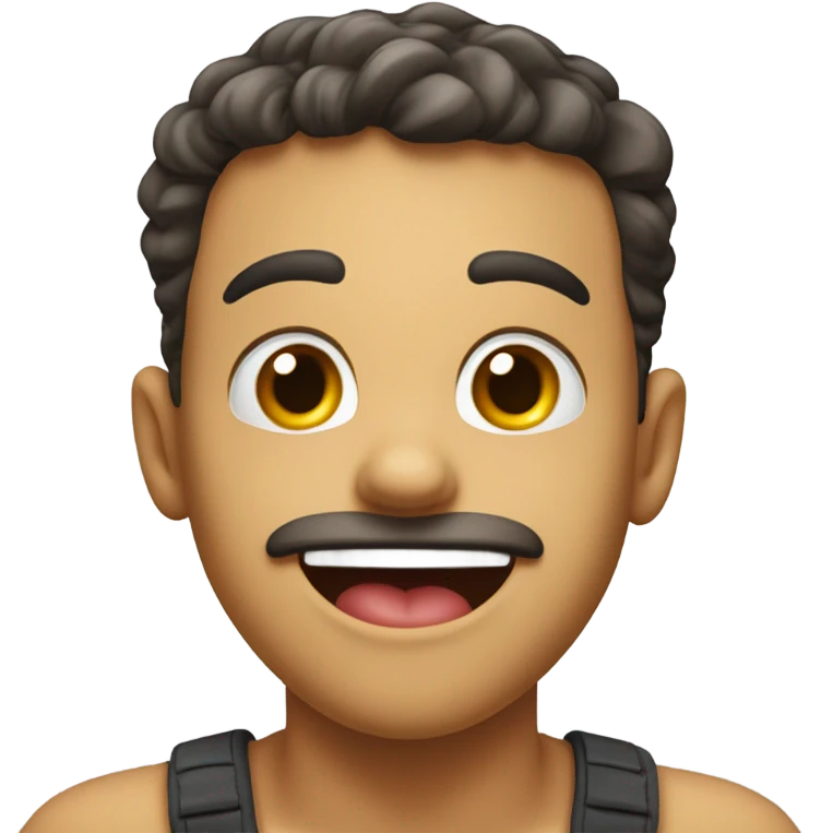 guy licking his lips emoji