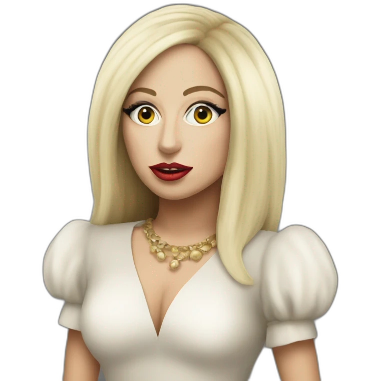 Lady Gaga in a Judas’s clip  emoji