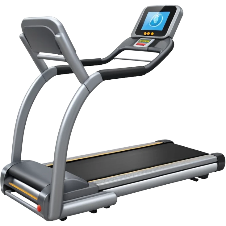 empty treadmill without anyone standing on it emoji