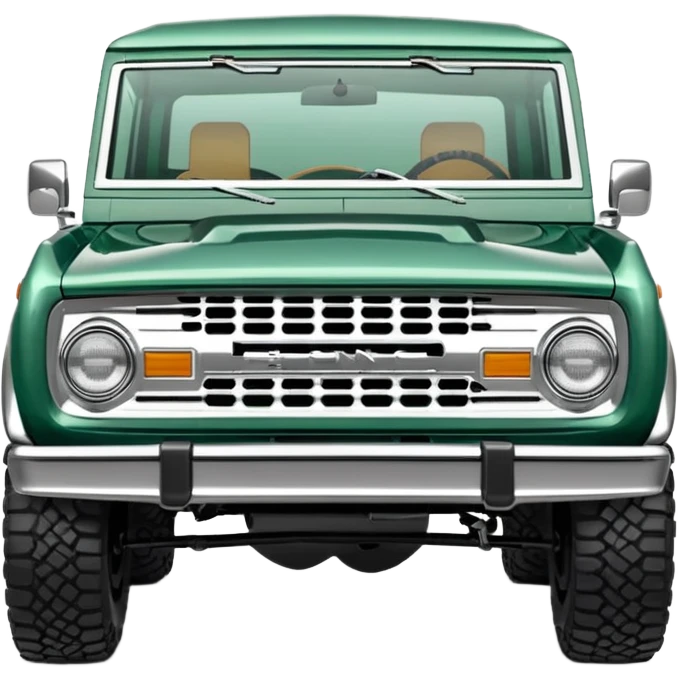 lunar green classic ford bronco emoji