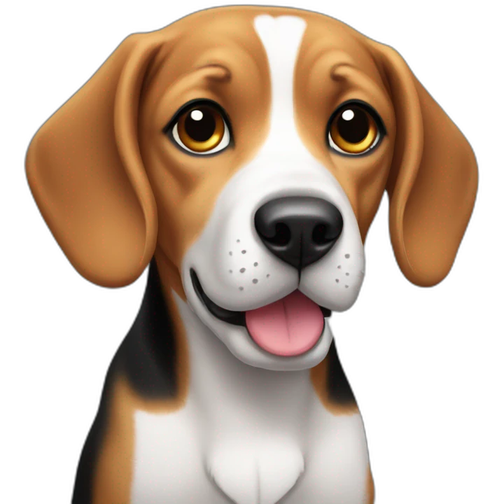 Cute little Beagle  emoji