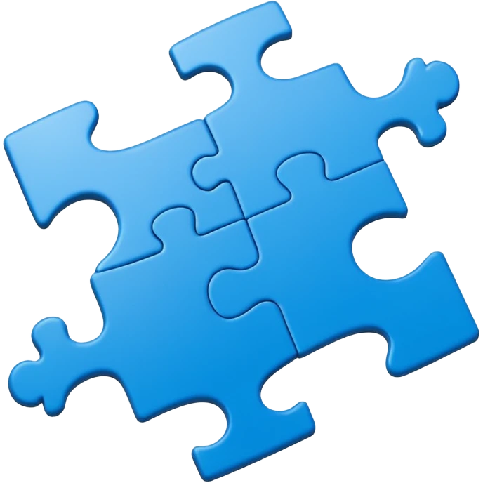 single jigsaw puzzle piece emoji