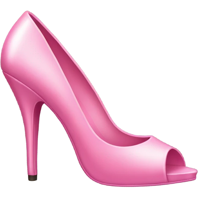 High heel pink emoji