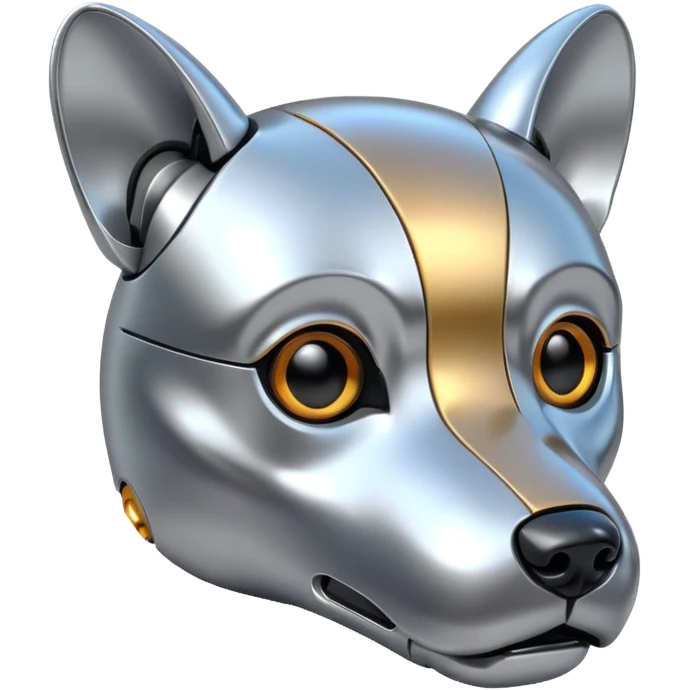 robot dog head emoji