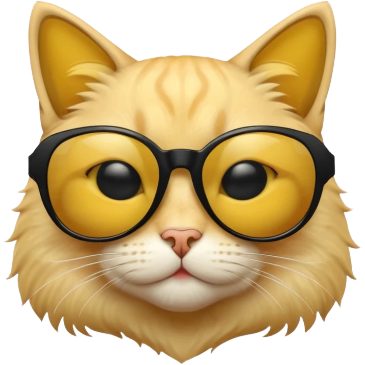 Cat wearing sunglasses emoji