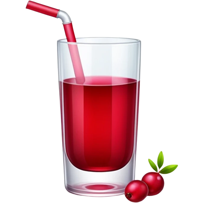 Cranberry juice  emoji
