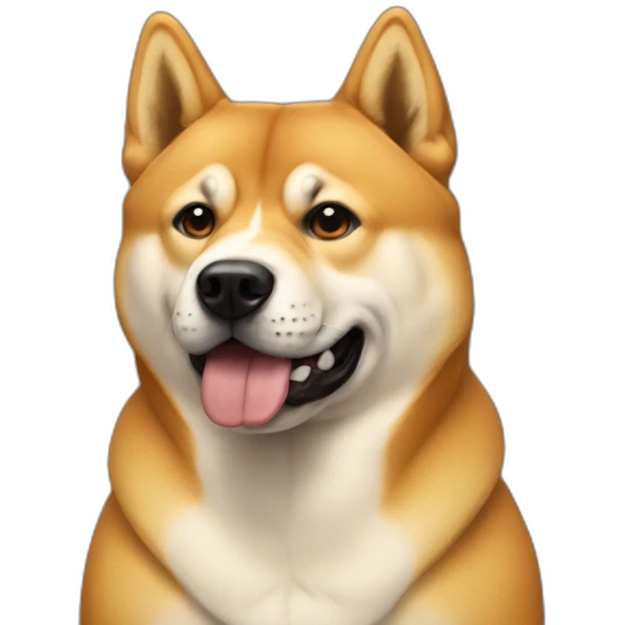 doge huge muscles emoji