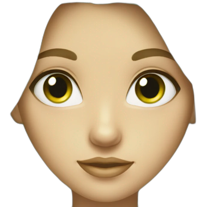 bright hair girls with green eyes emoji