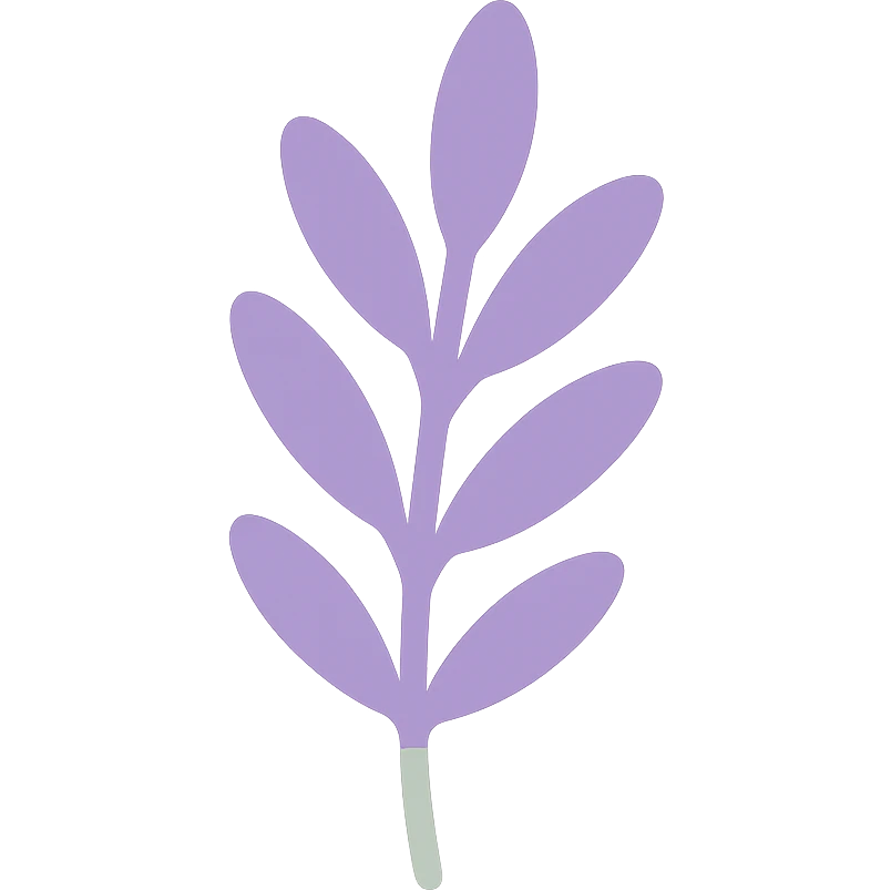 A dull purple Herb emoji