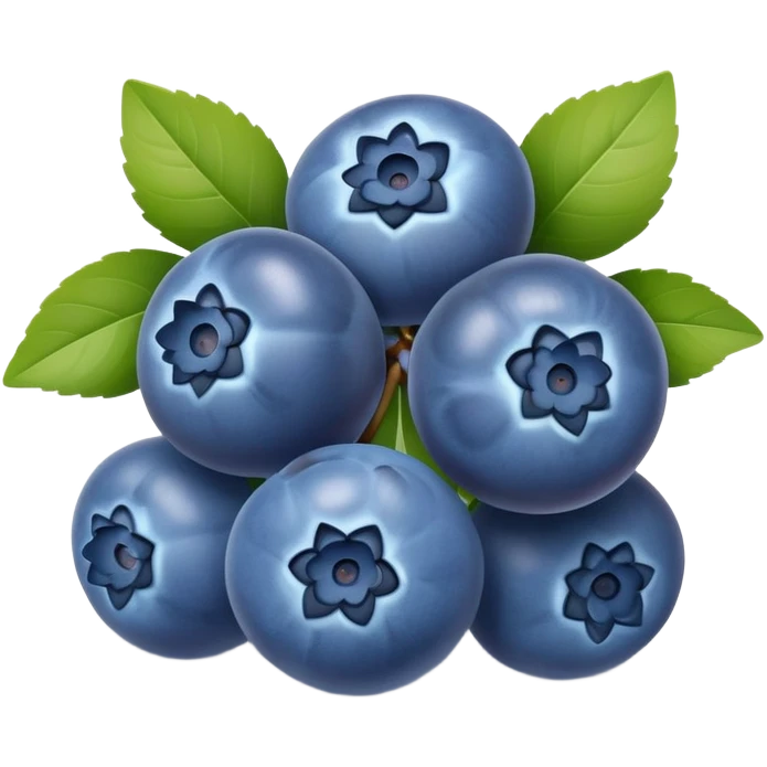 fresh juicy blueberries emoji