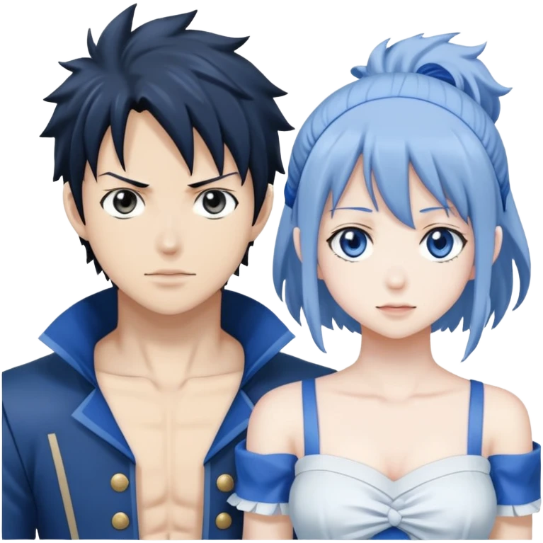Grey Fullbuster et Juvia Loxar emoji