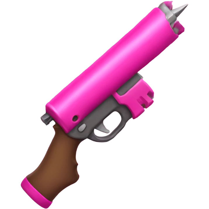 Pink weapon emoji