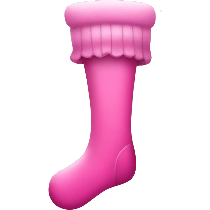 pink stocking emoji