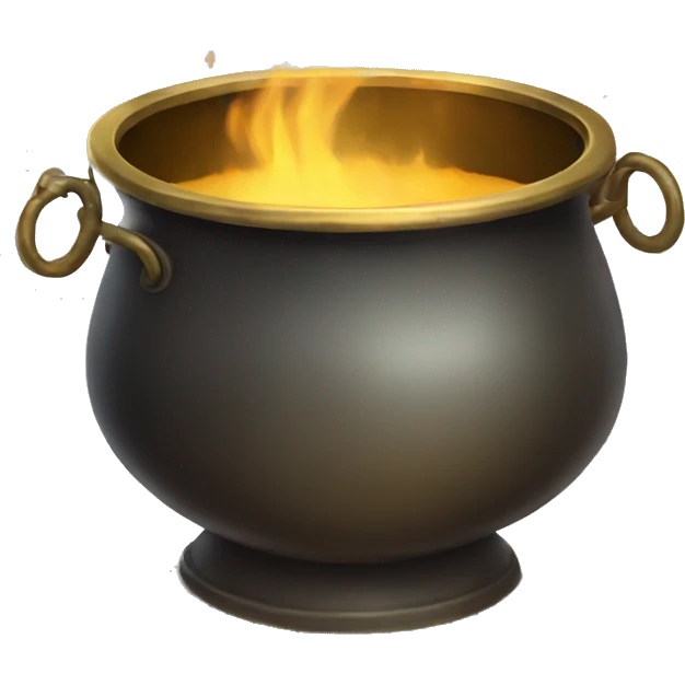 brass cauldron emoji