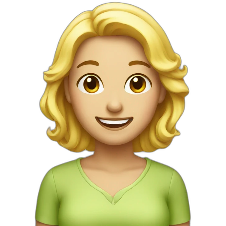 smile lady emoji emoji