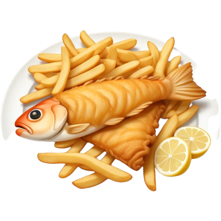 Fish and chips  emoji