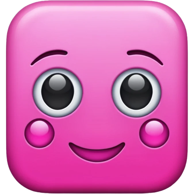 Pink  emoji