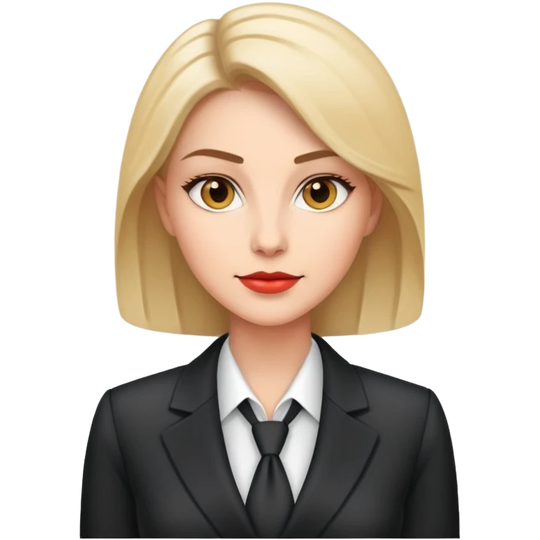 ceo woman business confidently wears smart business attire emoji