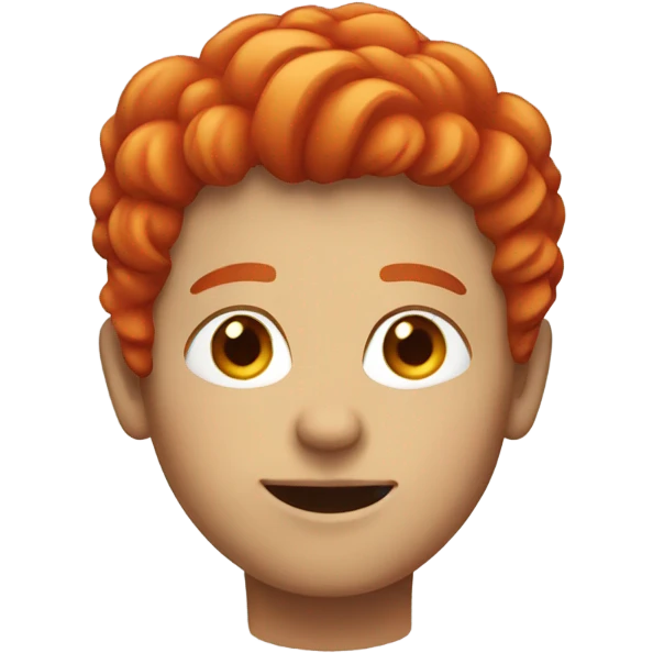 red head emoji