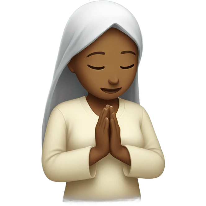 Women praying  emoji