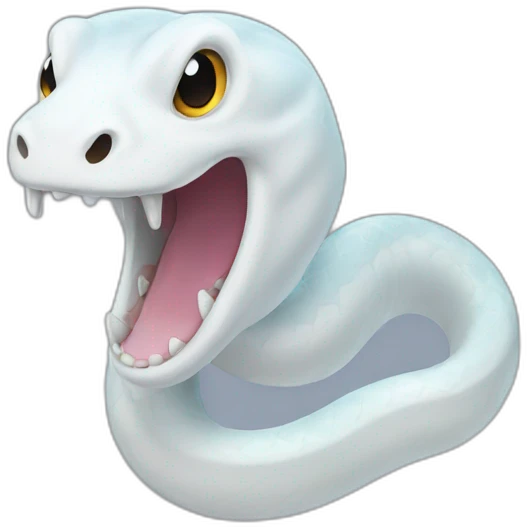 Ghost snake emoji