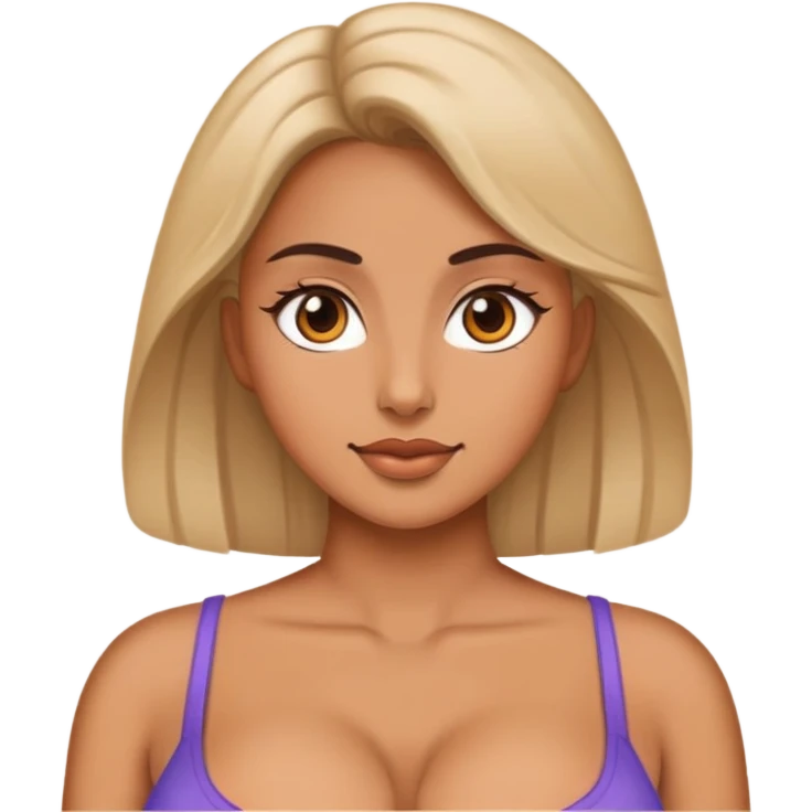 Woman with massive tits emoji