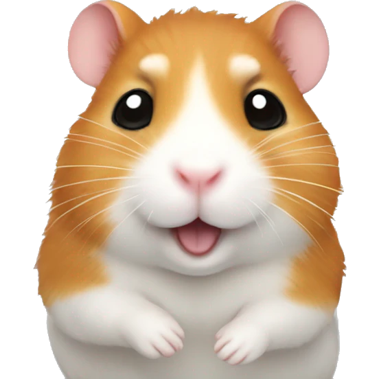 a ginger hamster emoji