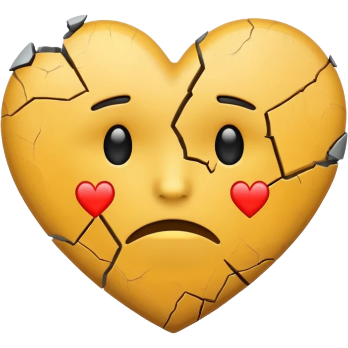 Kırılmış kalp üzgün emoji emoji