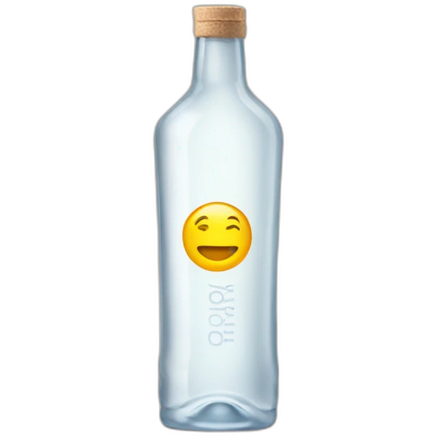 bottle vodka sitting sunbathing emoji