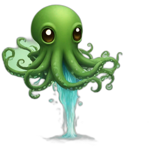 kraken spiting ink emoji