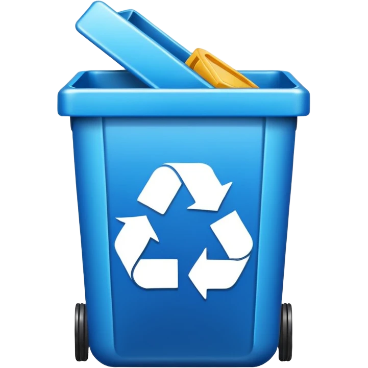 mac os icon recycle blue icon emoji